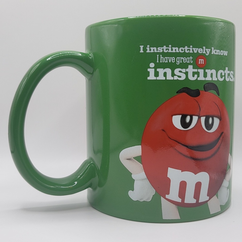 M&M's 2024 Green Mug "Instinctively Know I Have Great Instincts" Cup - Picture 2 of 7